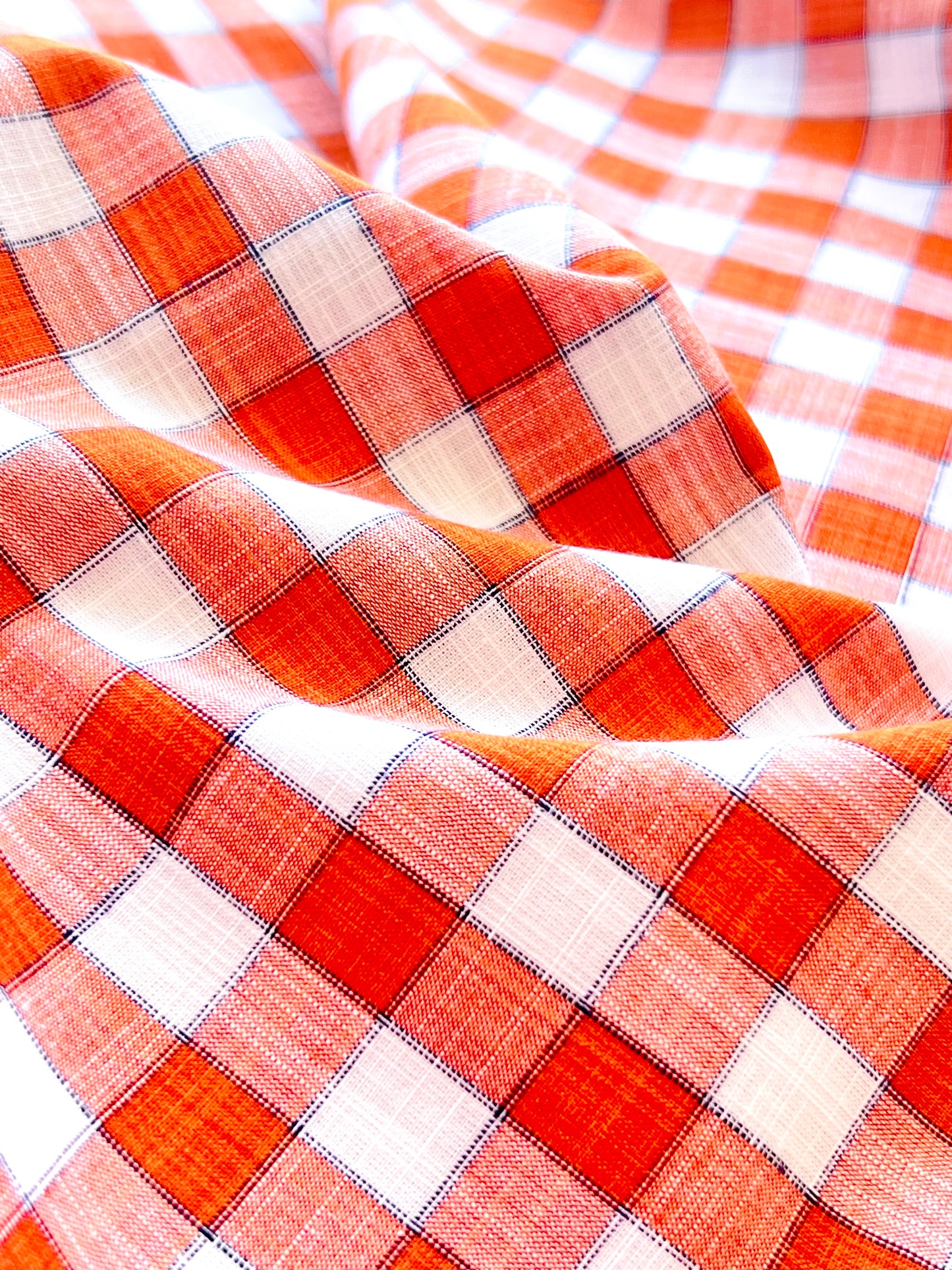 Printed Linen Checks 05