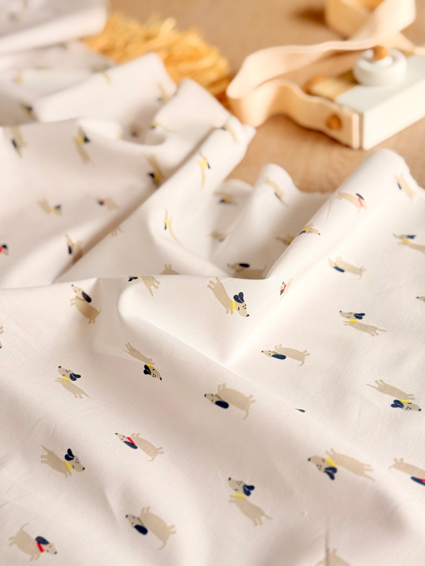 Printed Cotton Little Paws