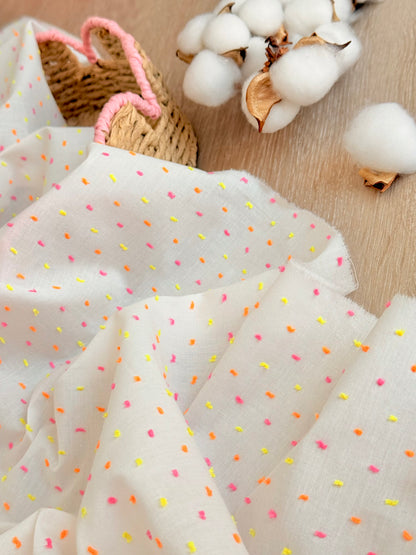 Plumeti Cotton Candy Dots | Algodón Plumeti
