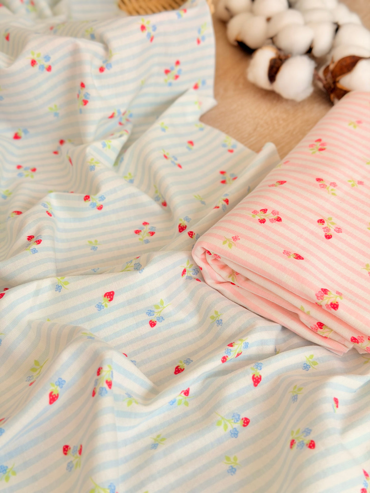 Interlock Strawberry Stripes