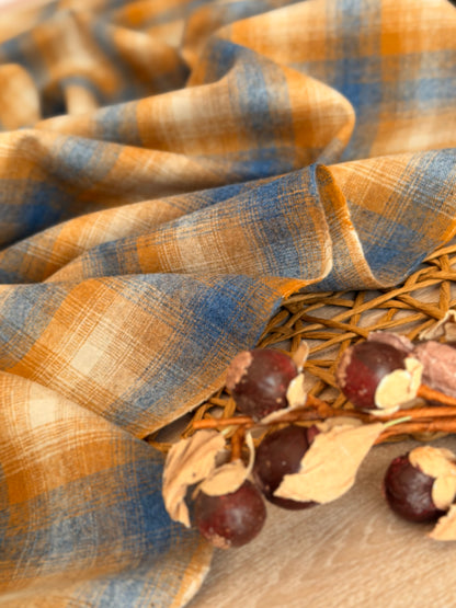 Paño de Lana Autumn Sky Plaid