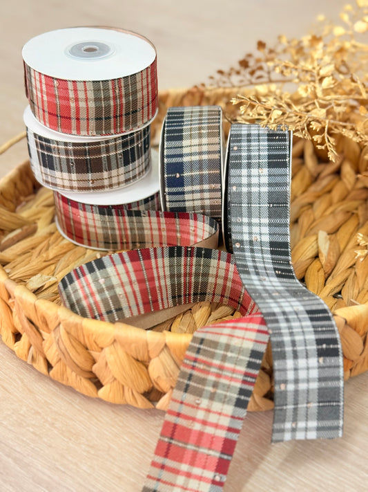 Listón Scottish Plaid