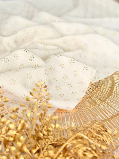 Muselina Foil Golden Petals