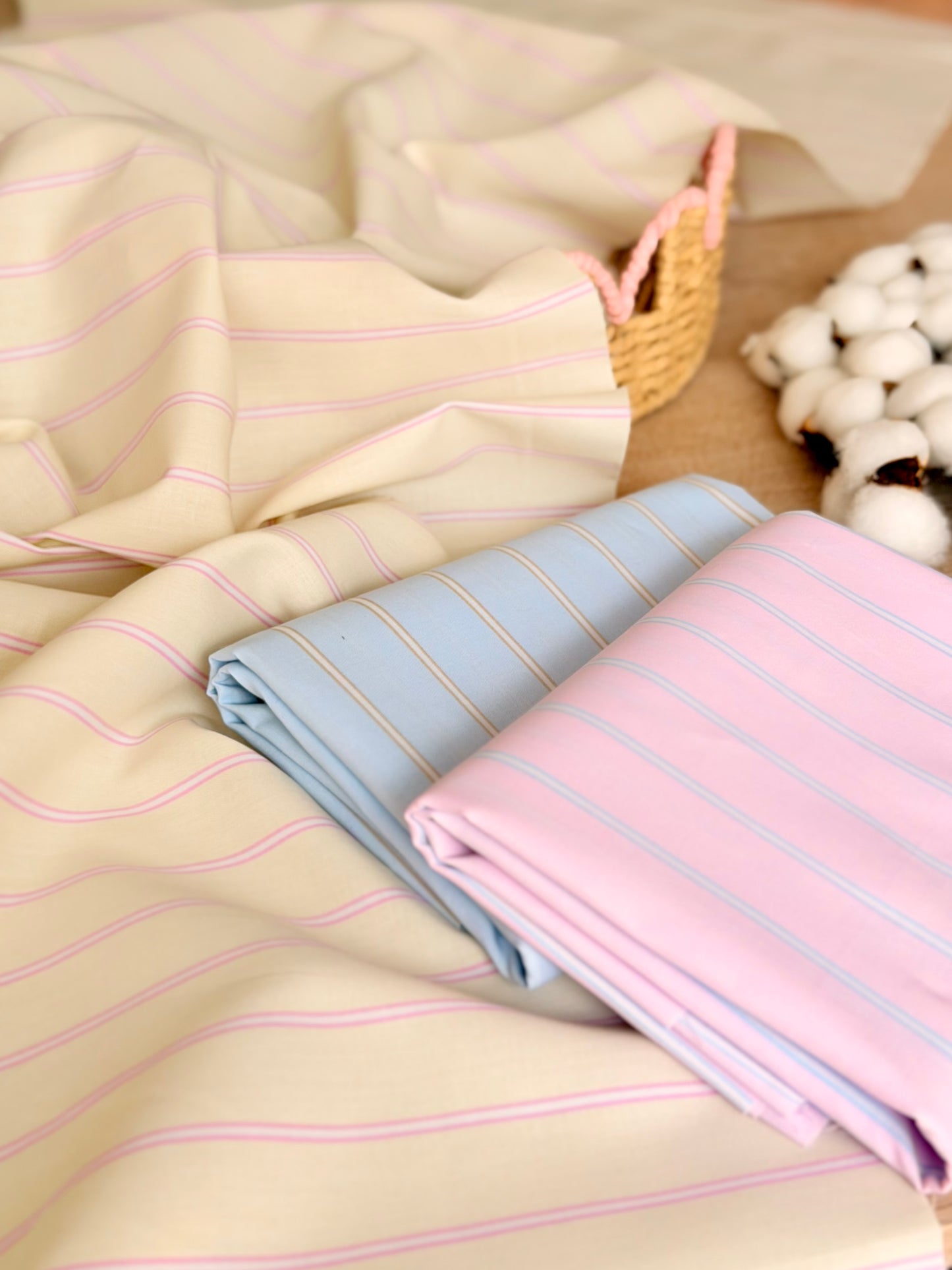 Printed Cotton Stripes 05
