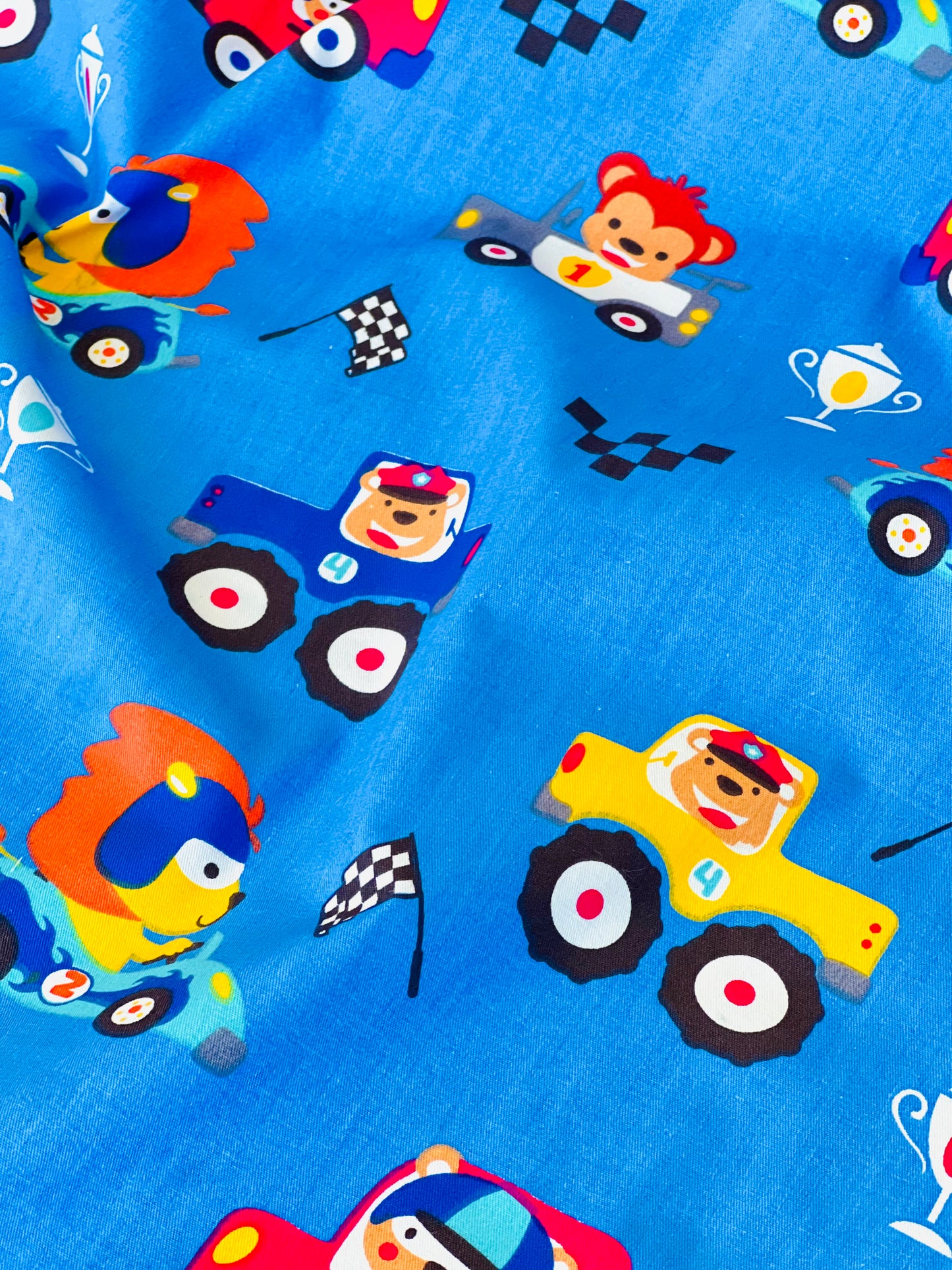 Cotton Twill Racing Cars