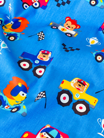 Cotton Twill Racing Cars