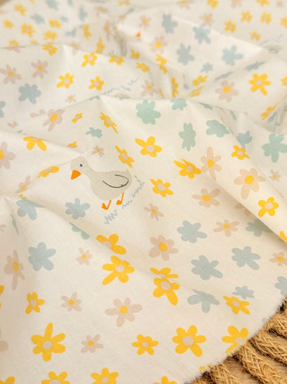 Cotton Twill Sunny Daisies