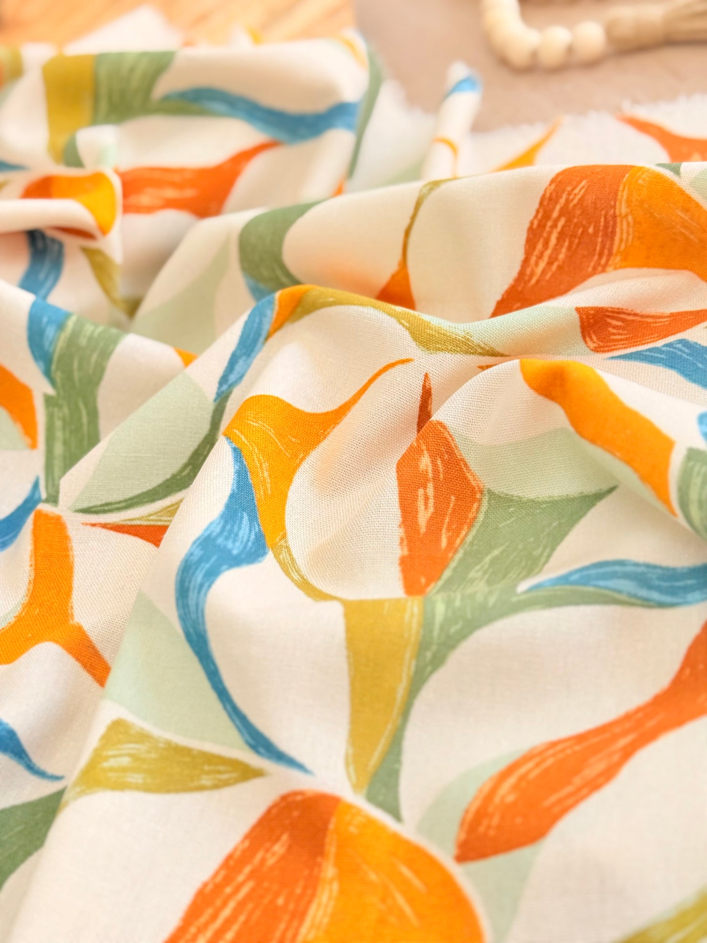 Printed Linen Color Flow