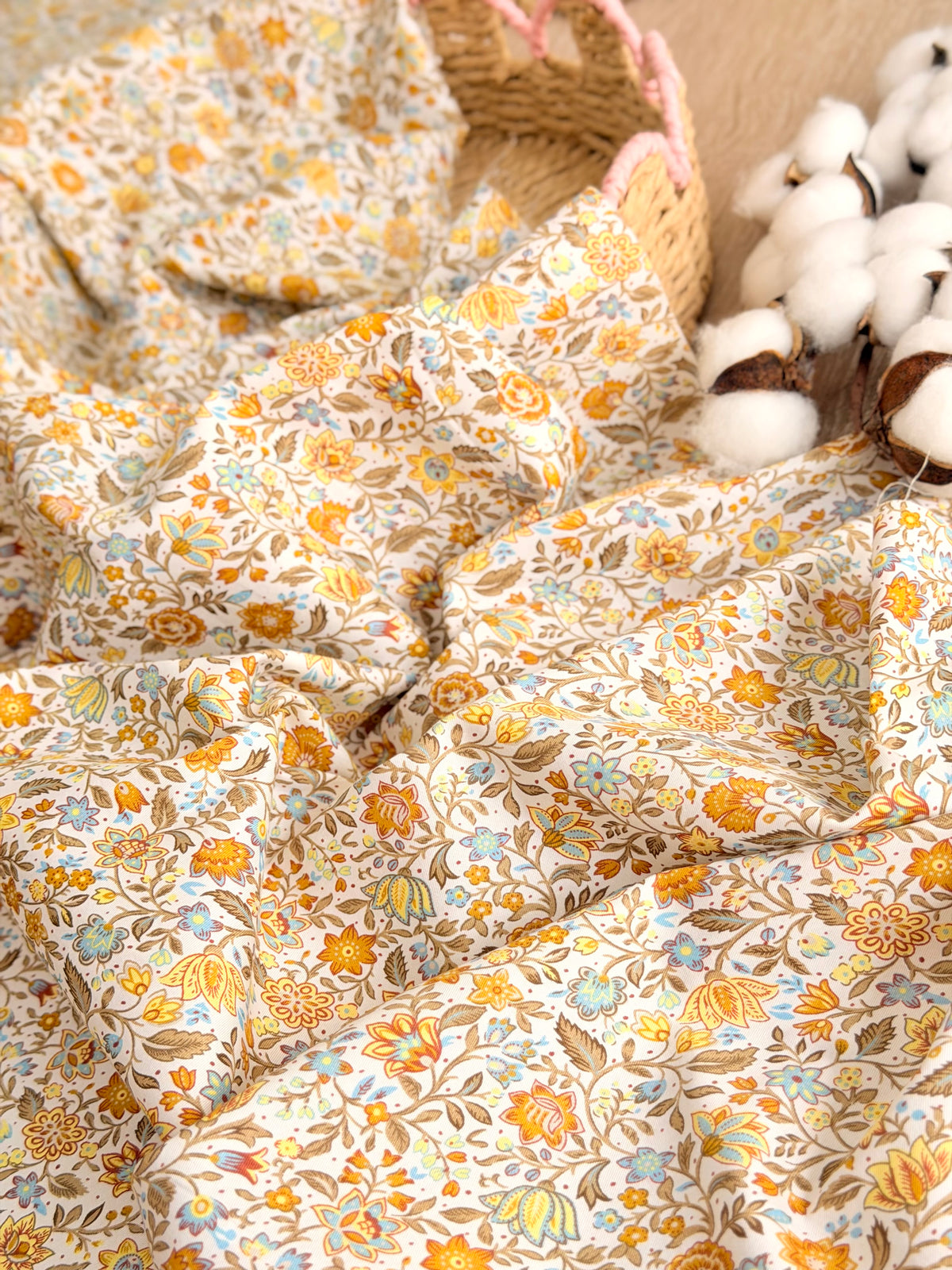 Cotton Twill Autumn Bloom