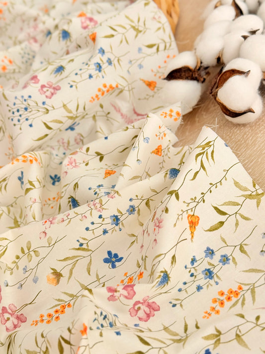 Cotton Twill Meadow Bloom