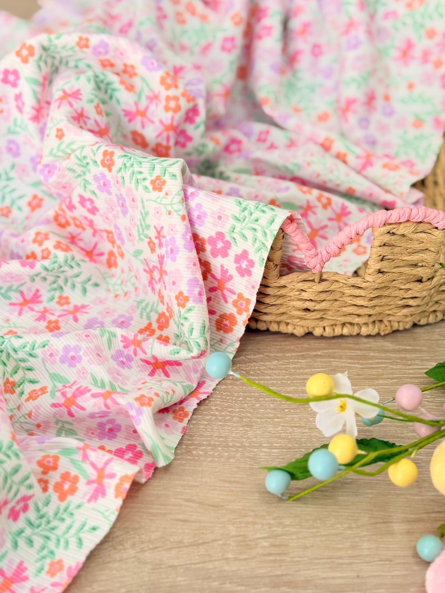 Printed Rib Garden Party