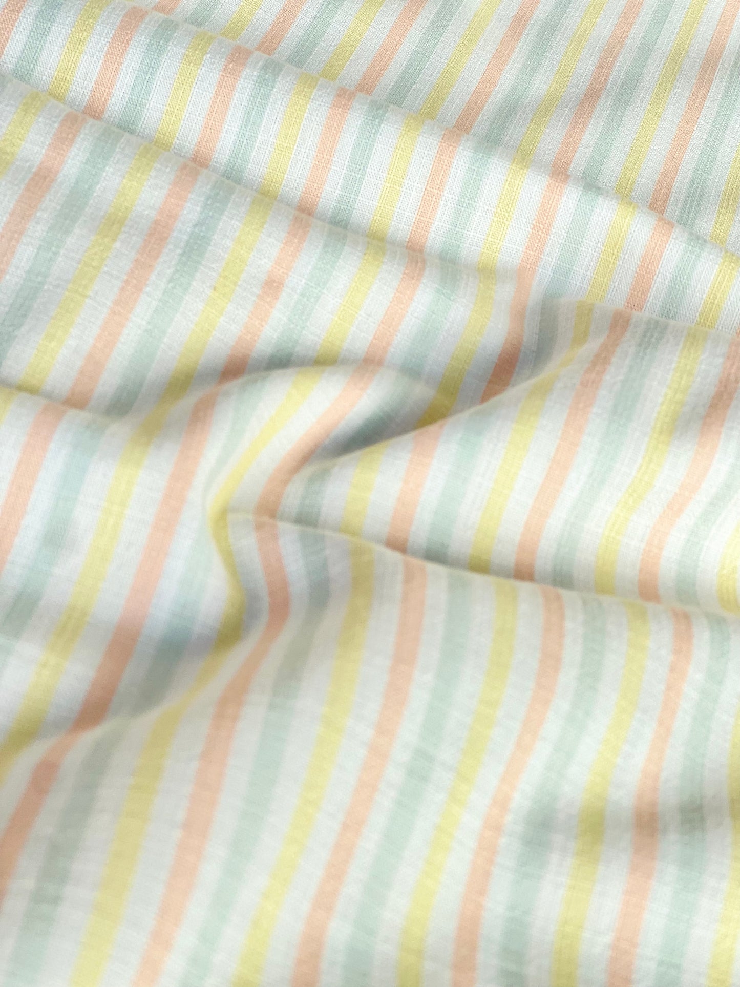 Printed Linen Soft Stripes