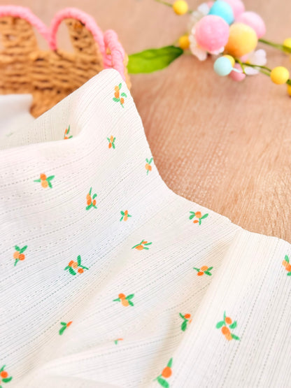 Printed Cotton Jersey Tiny Blossoms