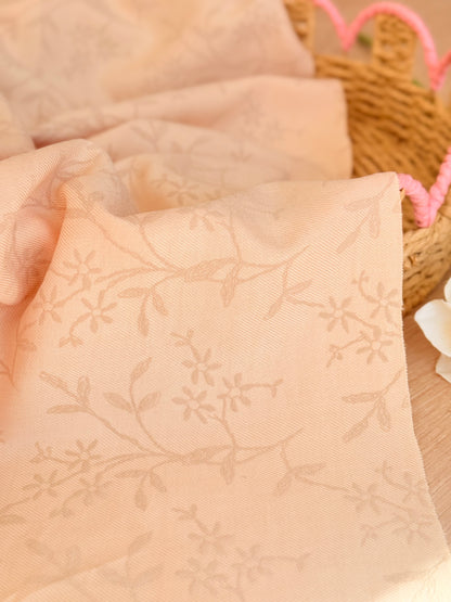 Twill Puff Stretch Blush Garden