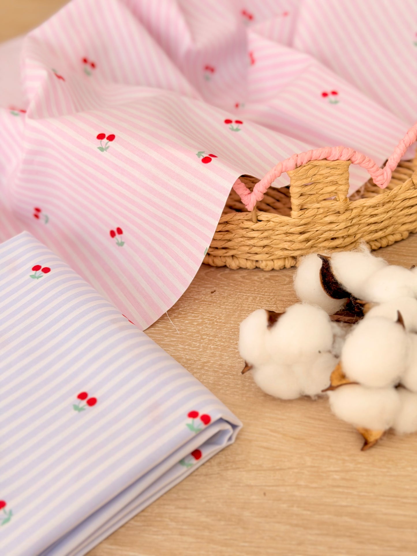 Printed Cotton Cherry Lane