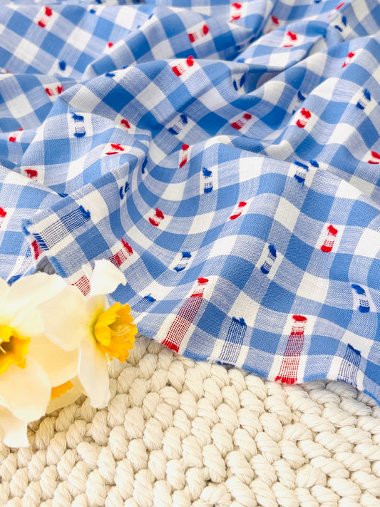 Printed Cotton Checks 05