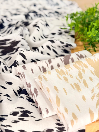 Printed Linen Brushstroke