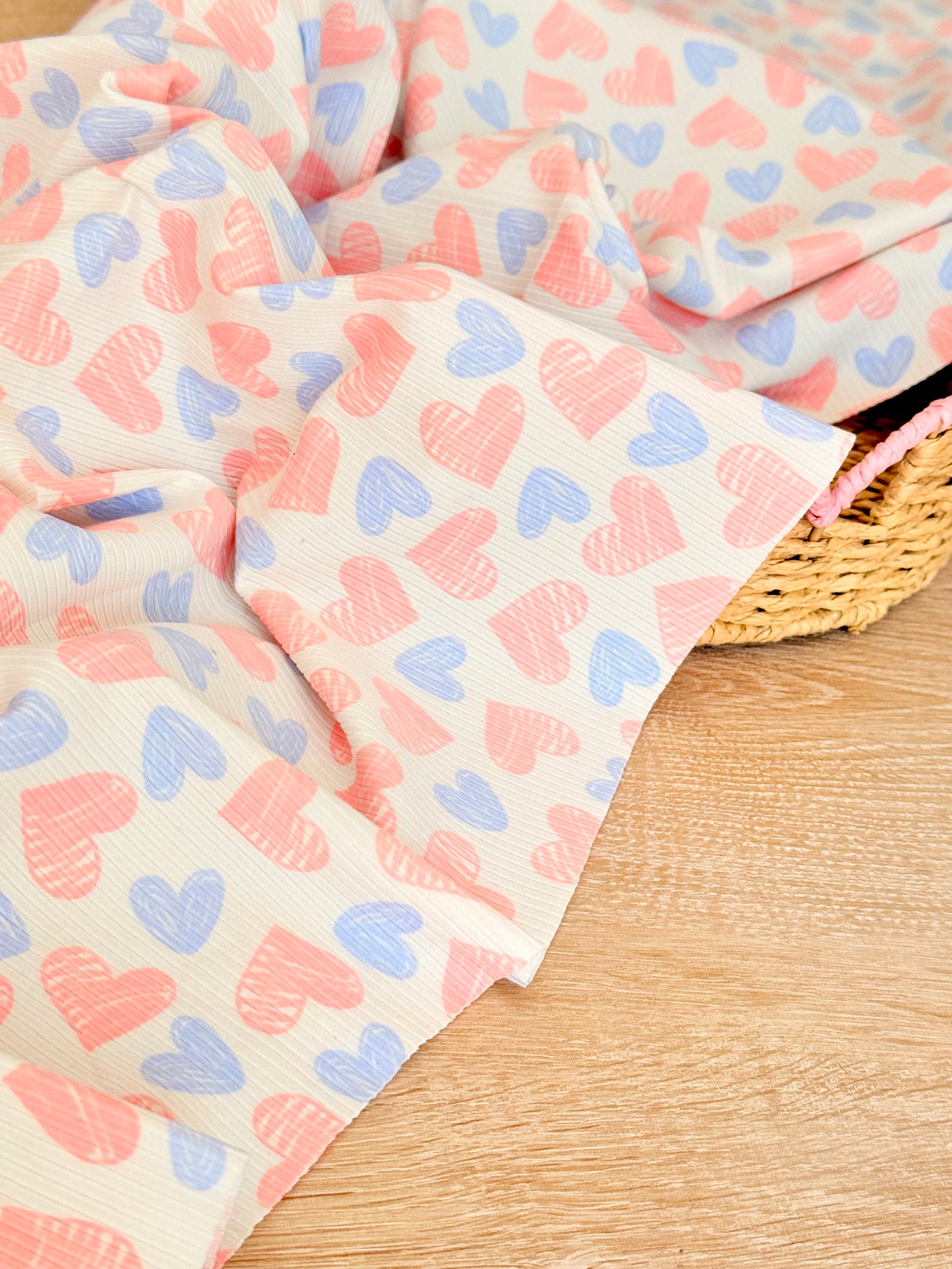 Printed Rib Candy Hearts