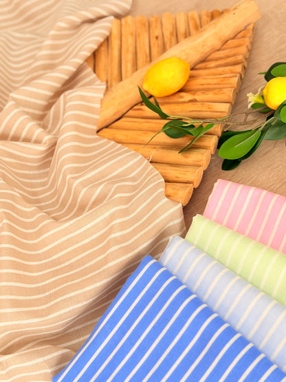 Printed Linen Stripes 19
