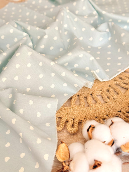 Cotton Twill Pastel Hearts