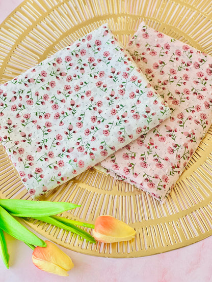 Printed Plumeti Cotton Flowers 12