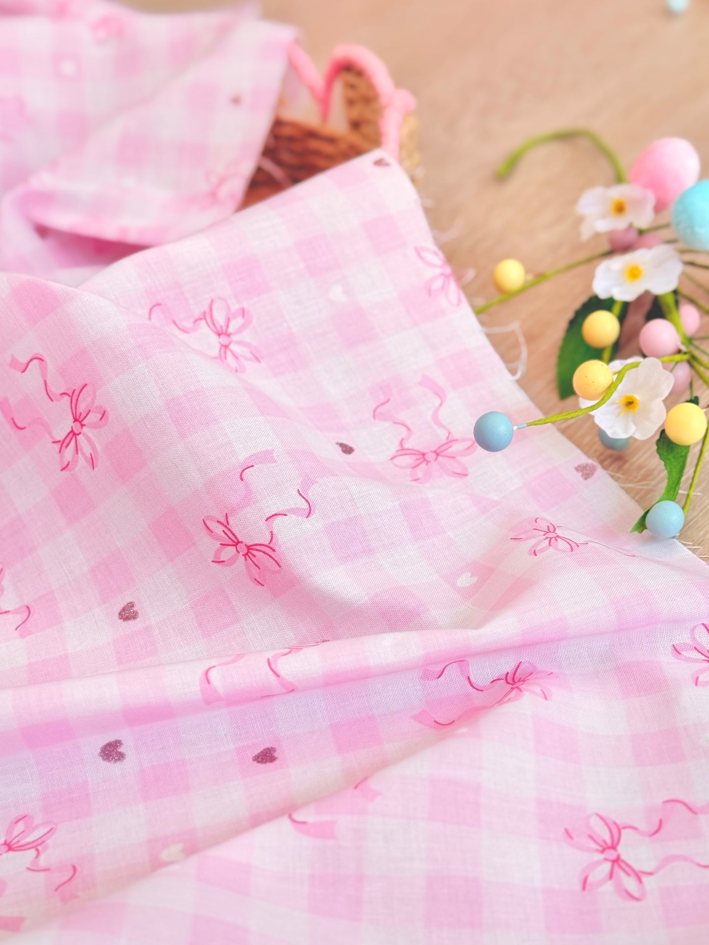Printed Cotton Shiny Ribbons