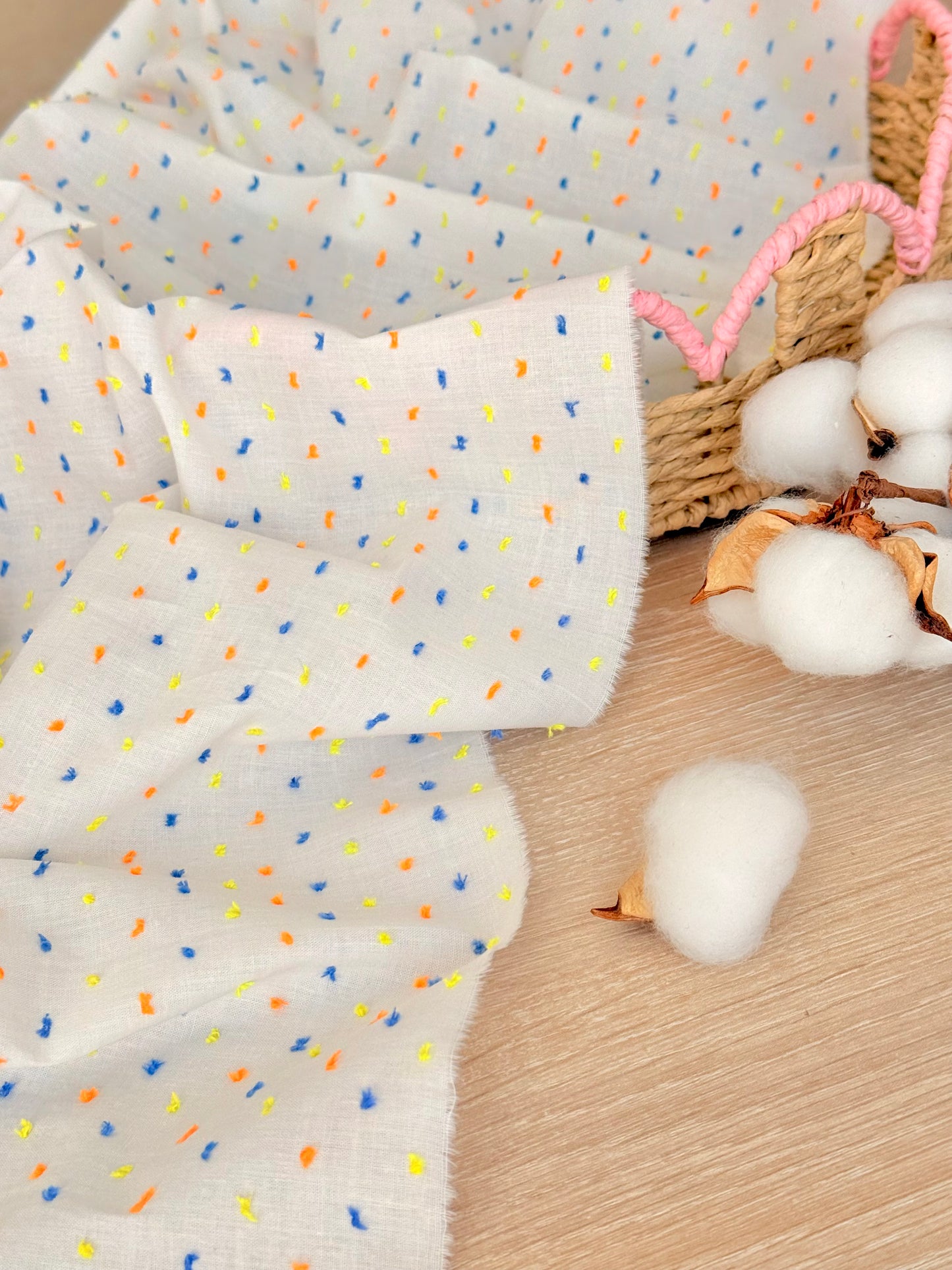 Plumeti Cotton Candy Dots | Algodón Plumeti