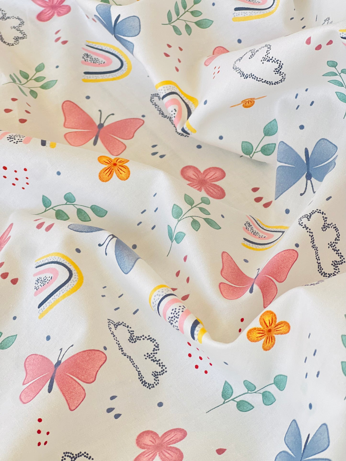 Cotton Twill Spring Butterfly