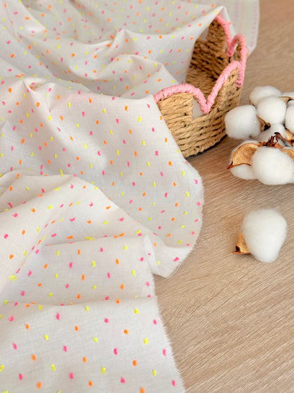 Plumeti Cotton Candy Dots | Algodón Plumeti