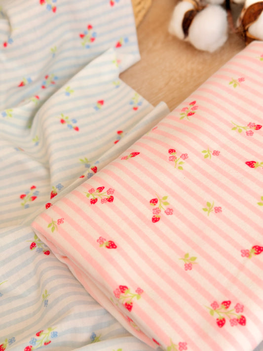 Interlock Strawberry Stripes