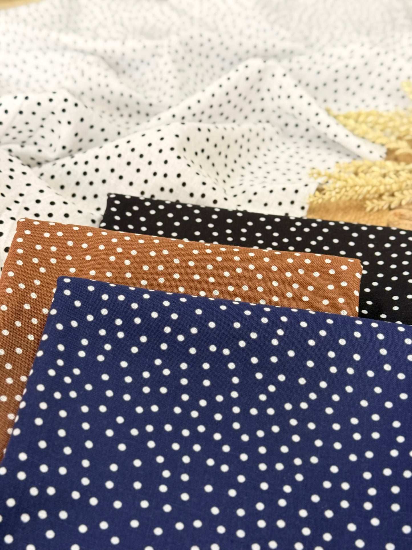 Printed Linen Polka Atelier