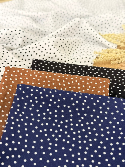 Printed Linen Polka Atelier