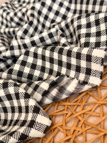Paño de Lana Classic Gingham Noir