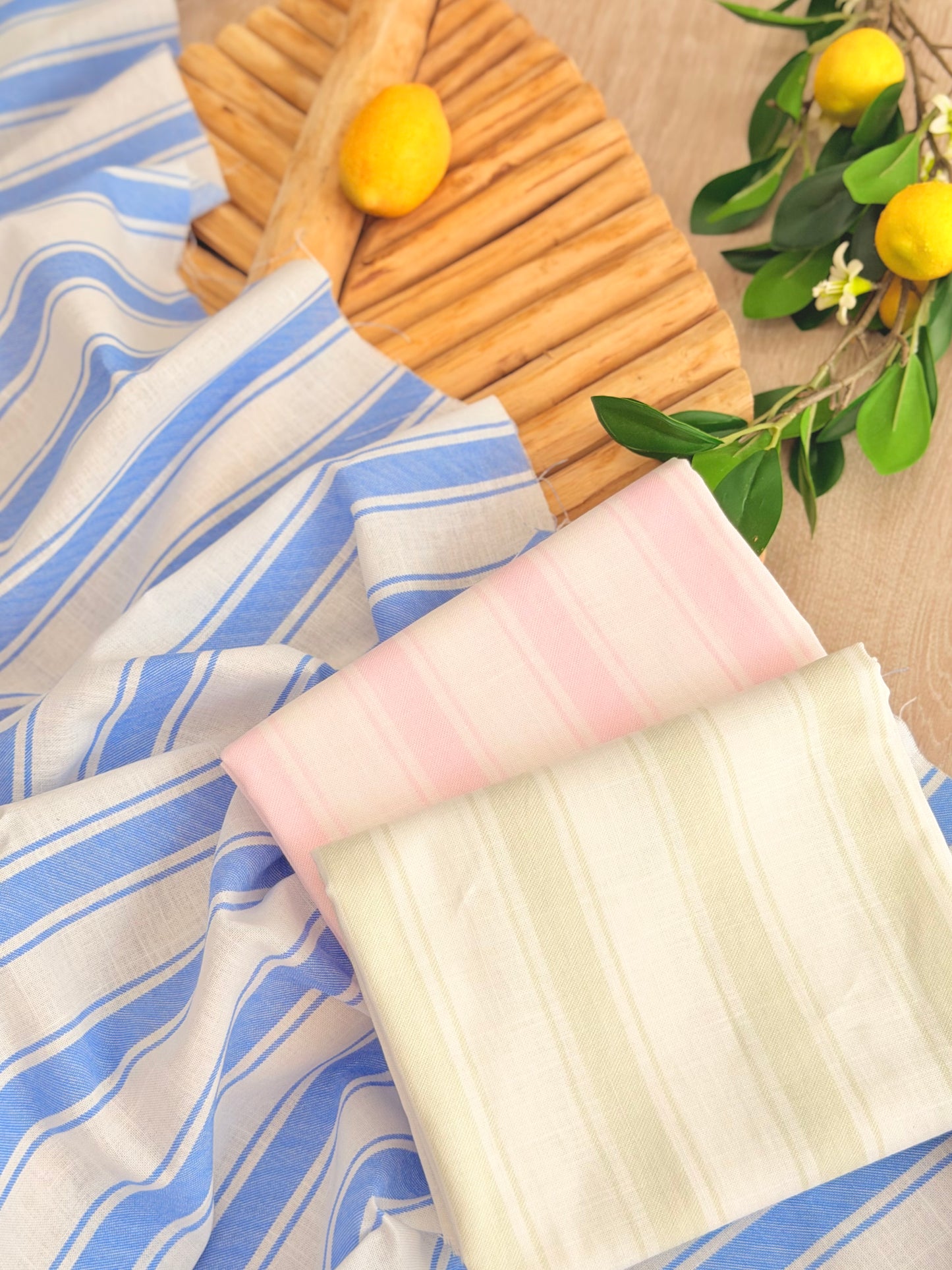 Printed Linen Stripes 20
