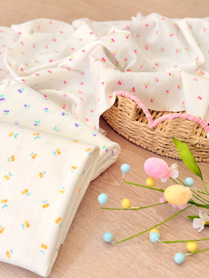 Printed Cotton Jersey Sweet Cherries