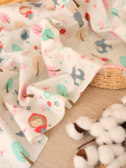 Cotton Twill Little Red Hood
