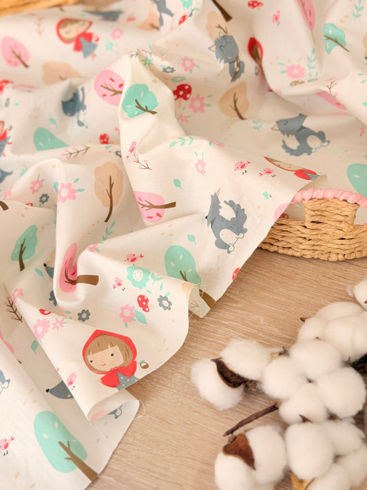 Cotton Twill Little Red Hood