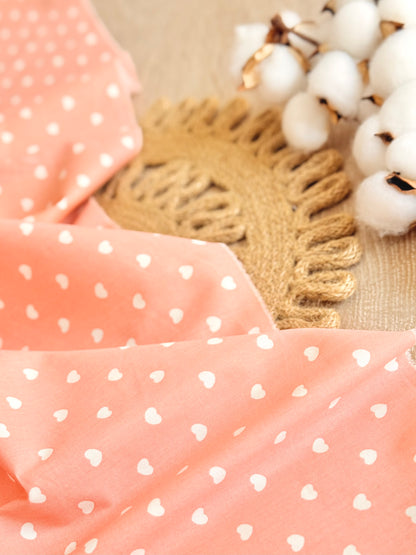 Cotton Twill Pastel Hearts
