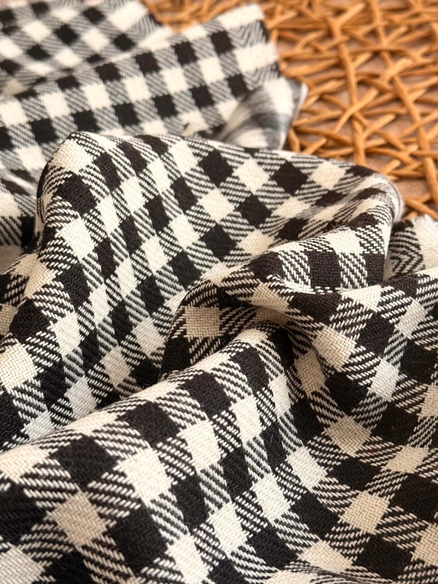 Paño de Lana Classic Gingham Noir