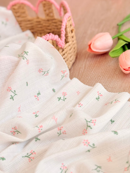 Printed Cotton Jersey Petite Meadow