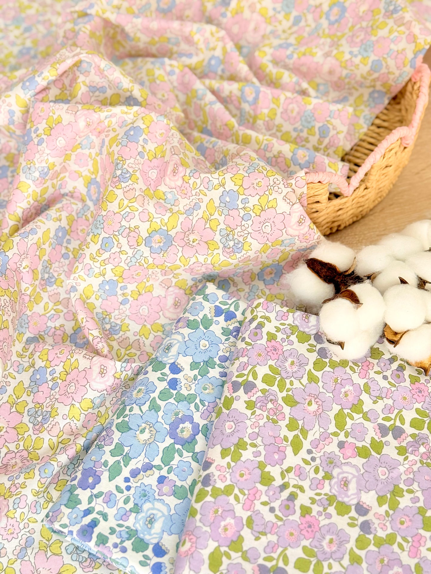 Cotton Twill Pastel Meadow