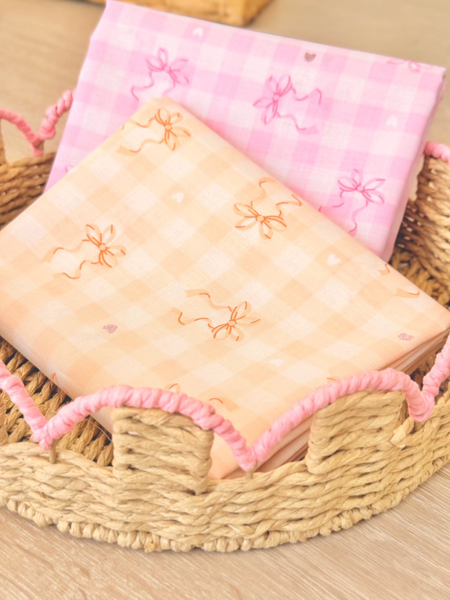 Printed Cotton Shiny Ribbons