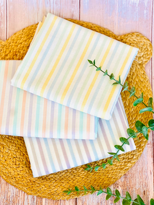 Printed Linen Baby Stripes