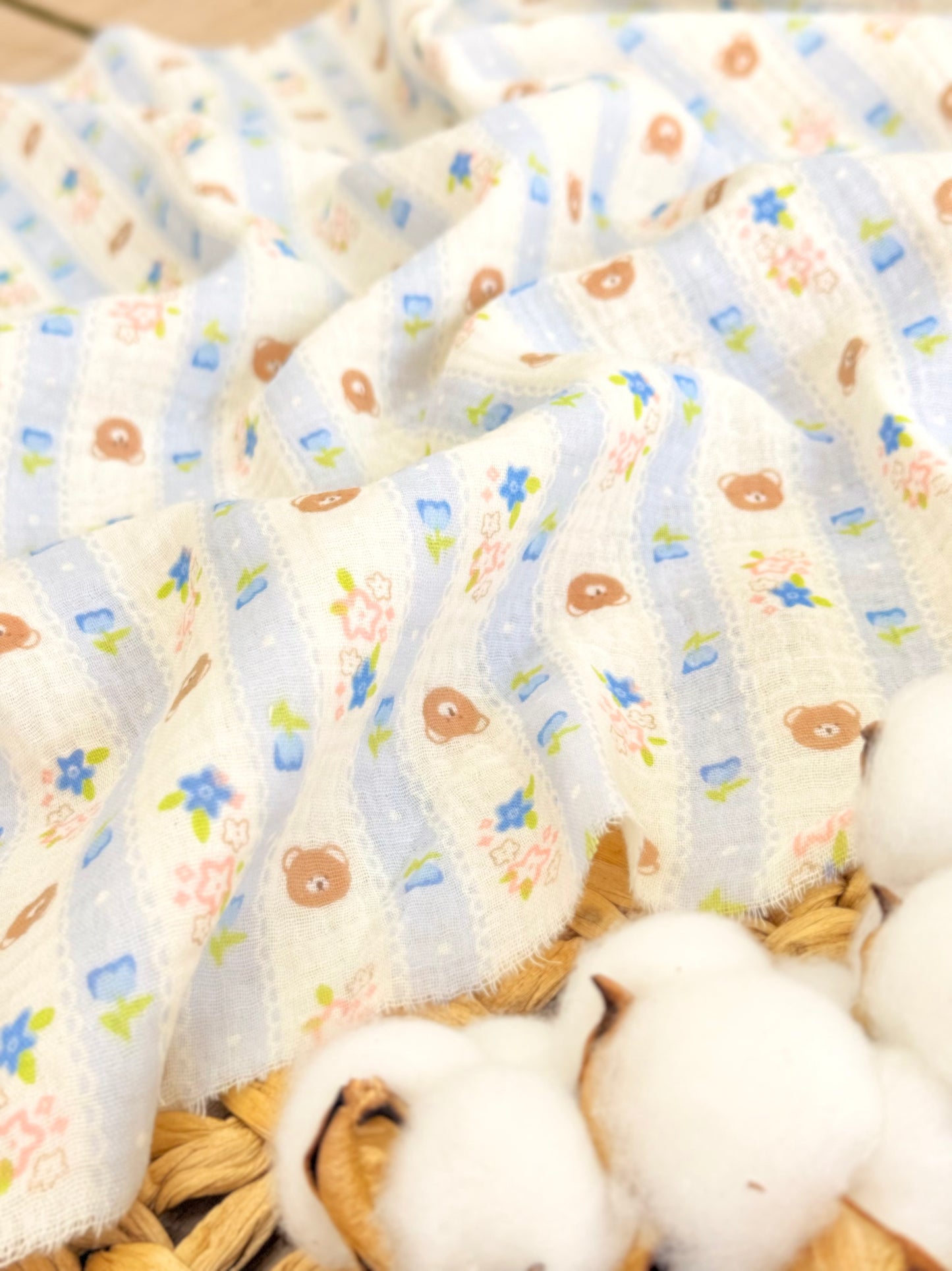 Muselina Blueberry Bears