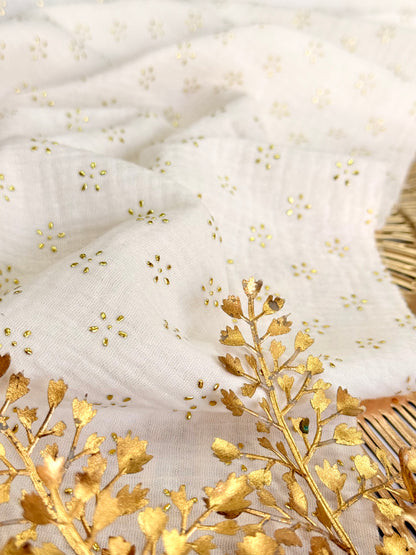 Muselina Foil Golden Petals