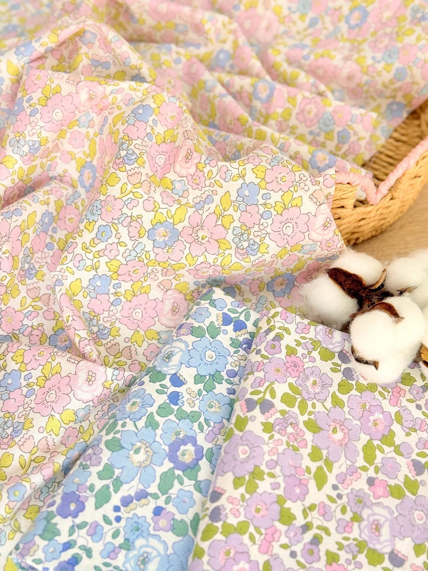 Cotton Twill Pastel Meadow