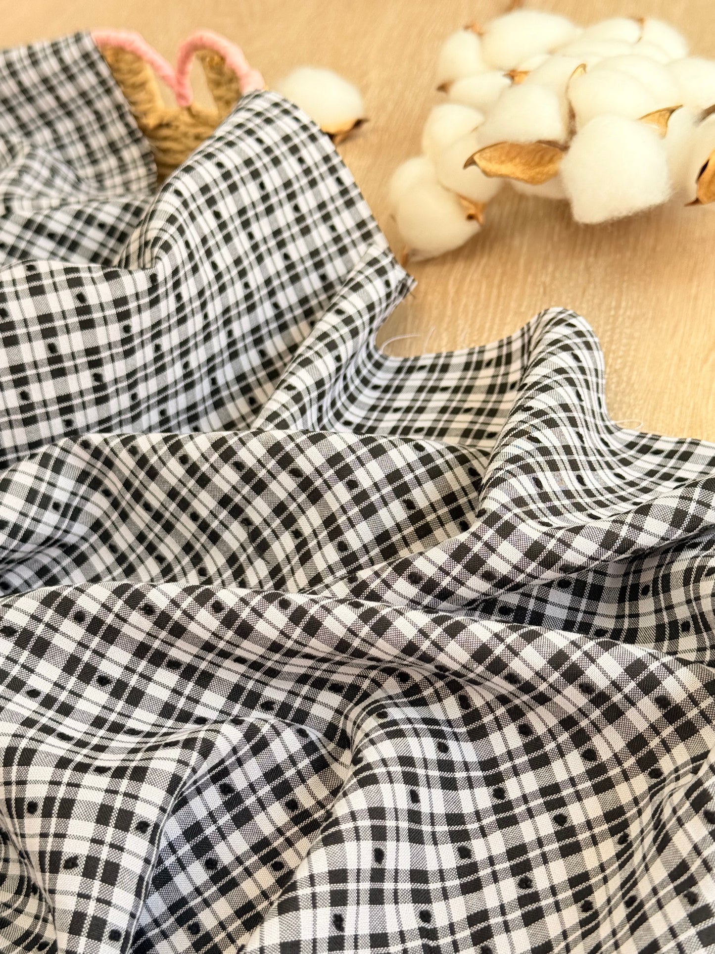 Plumeti Cotton Vichy | Algodón Plumeti