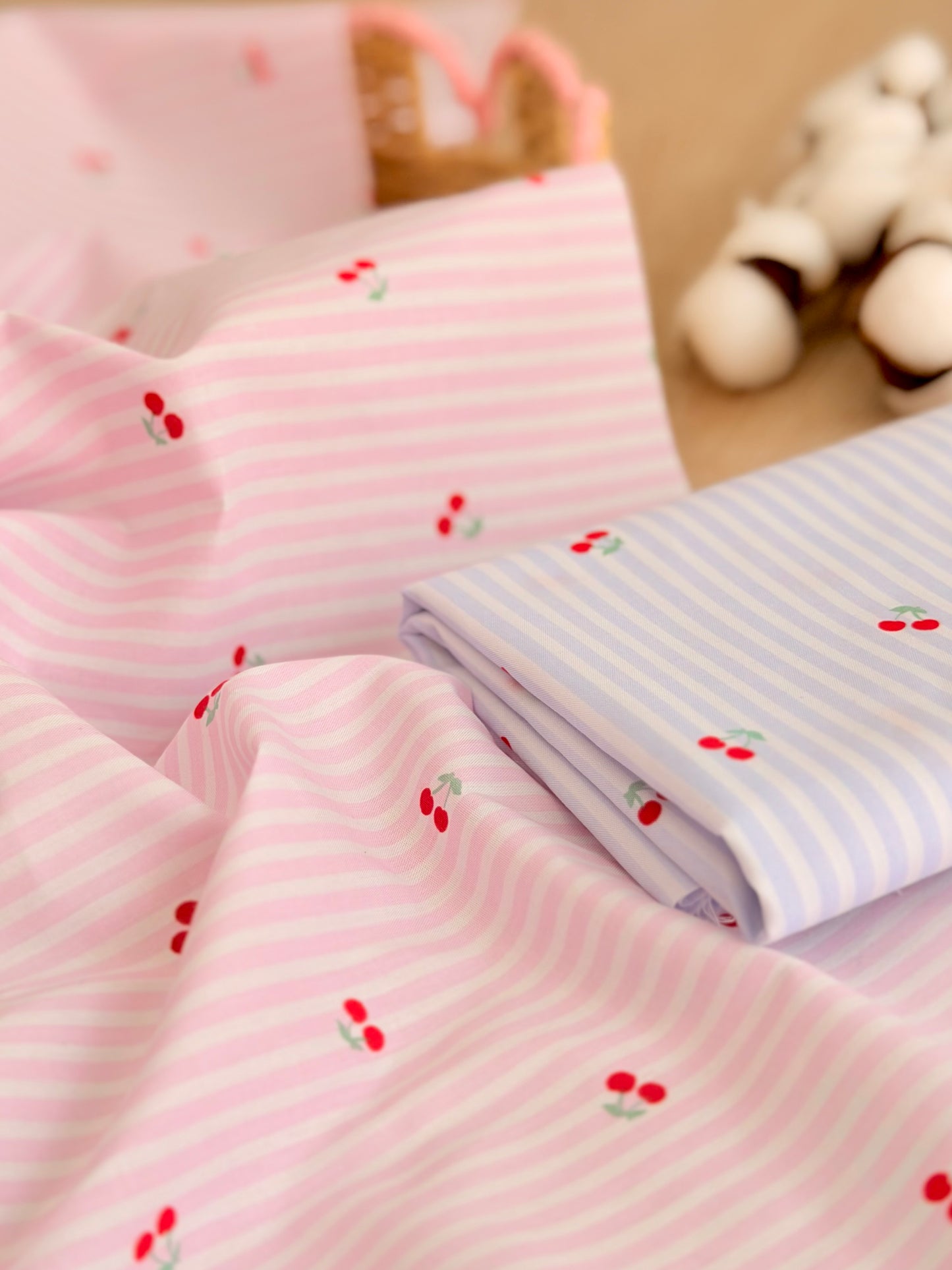 Printed Cotton Cherry Lane