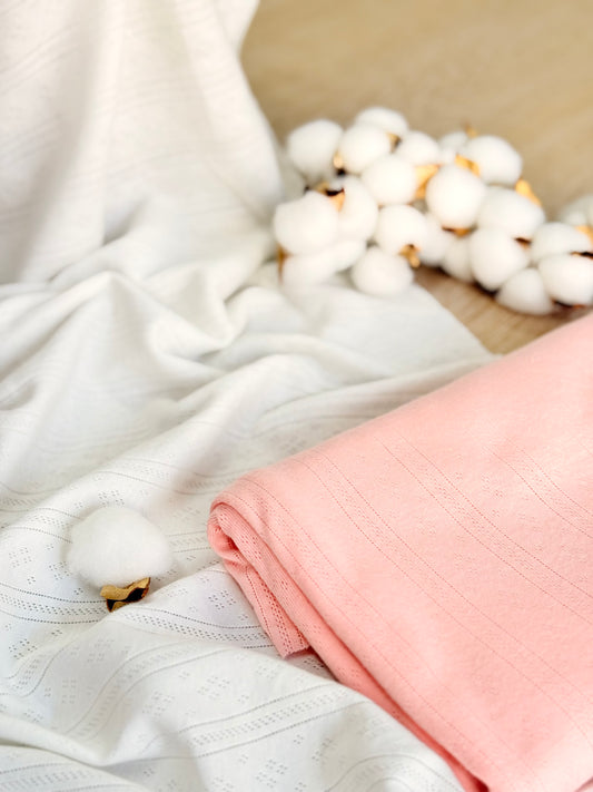 Cotton Jersey Stripes & Diamonds