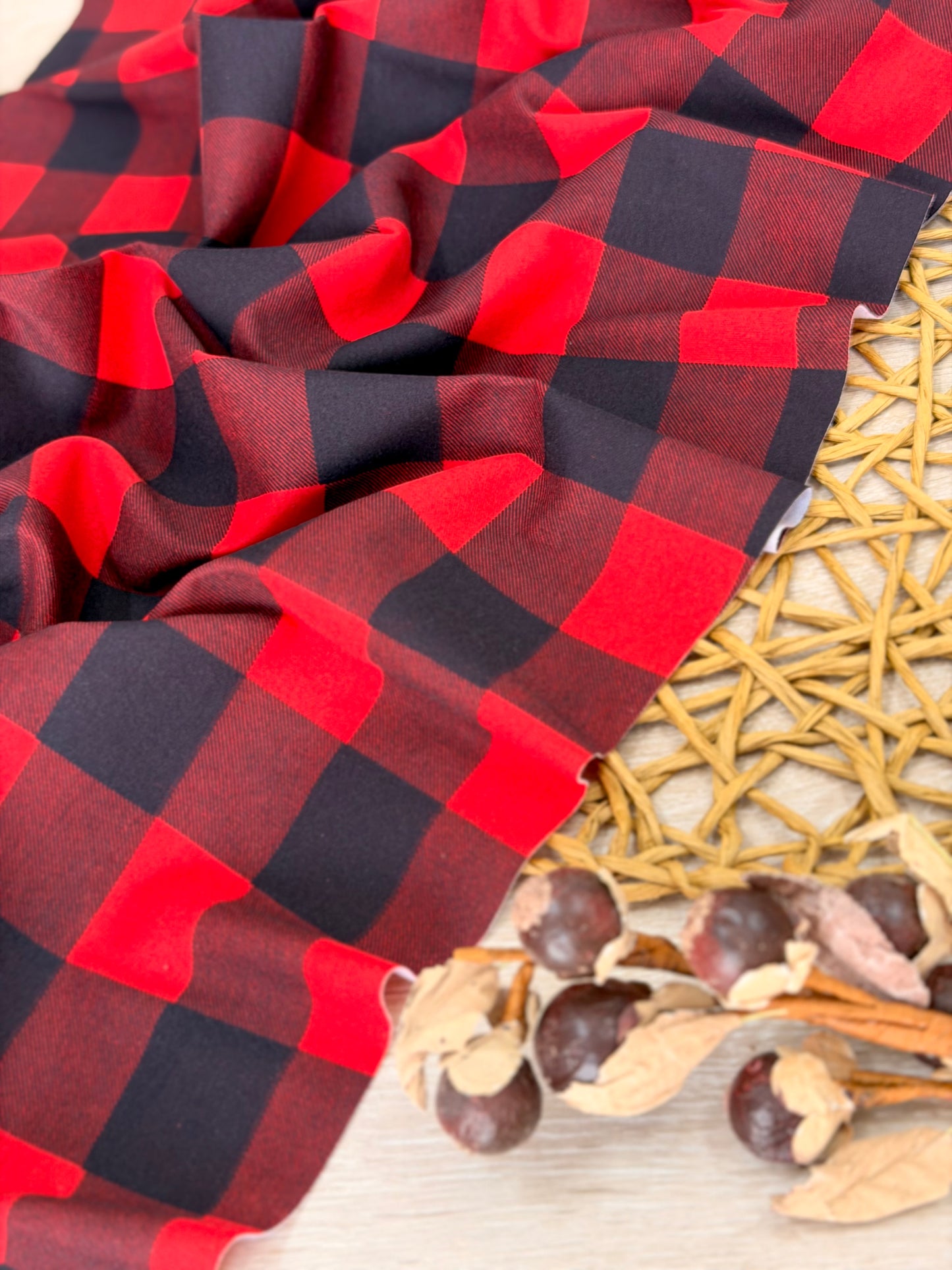 Interlock Buffalo Plaid Red